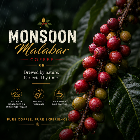 Kahwaah - Monsoon Malabar Roasted Coffee Beans